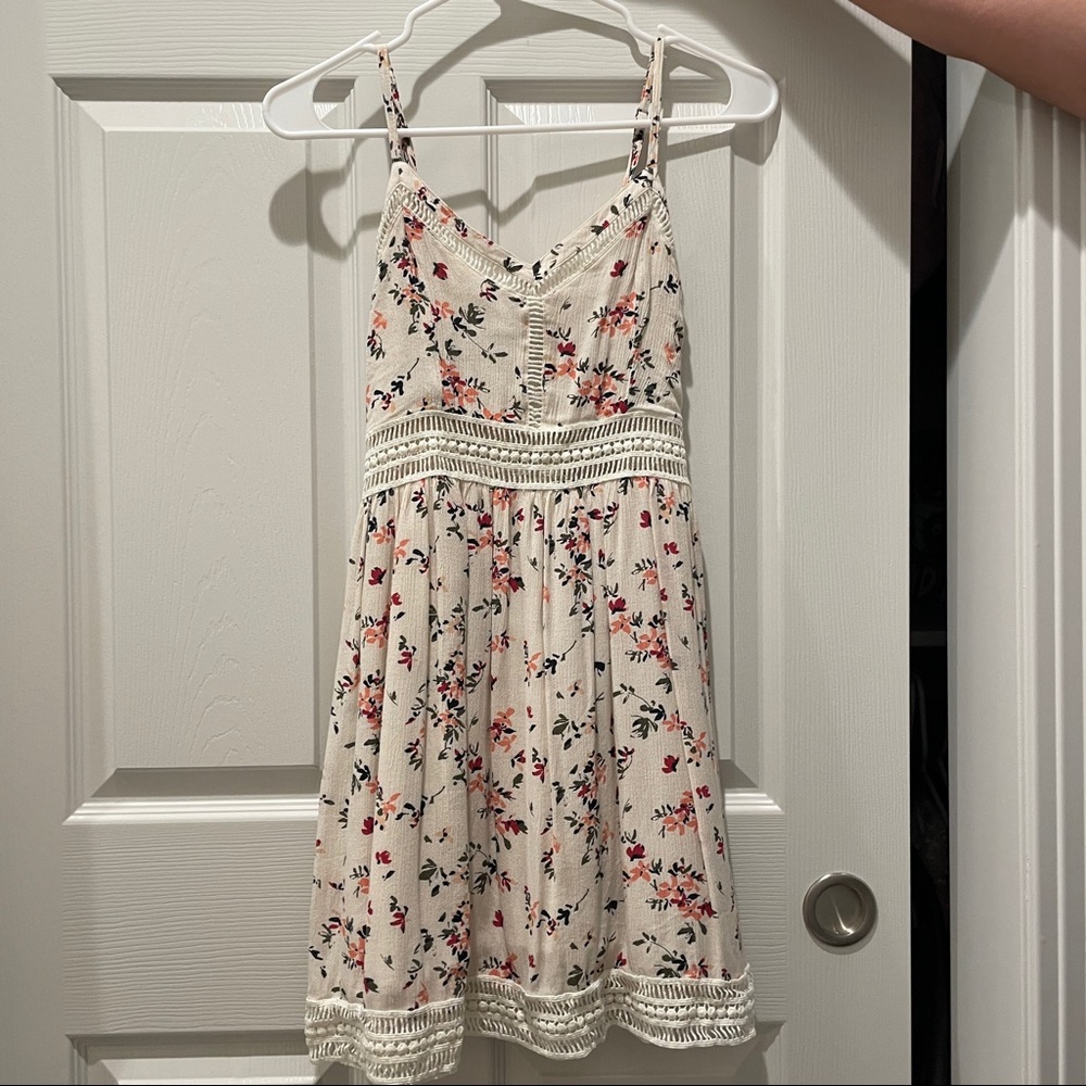 AF CROCHET AND FLORAL SUMMER DRESS
